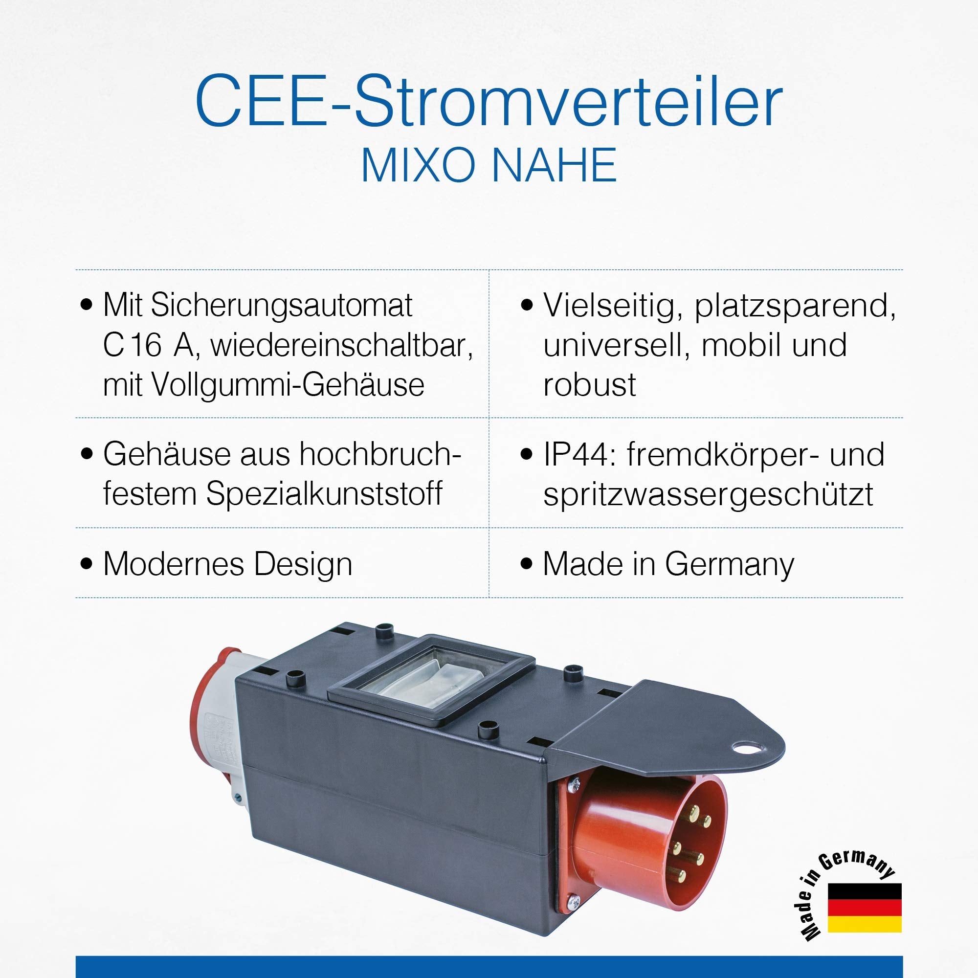 AS Schwabe Mixo Power Splitter – Robust Mobile Adapter, Model 60703