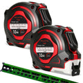 10m Retractable Tape Measure – 2 Pack Stainless Steel