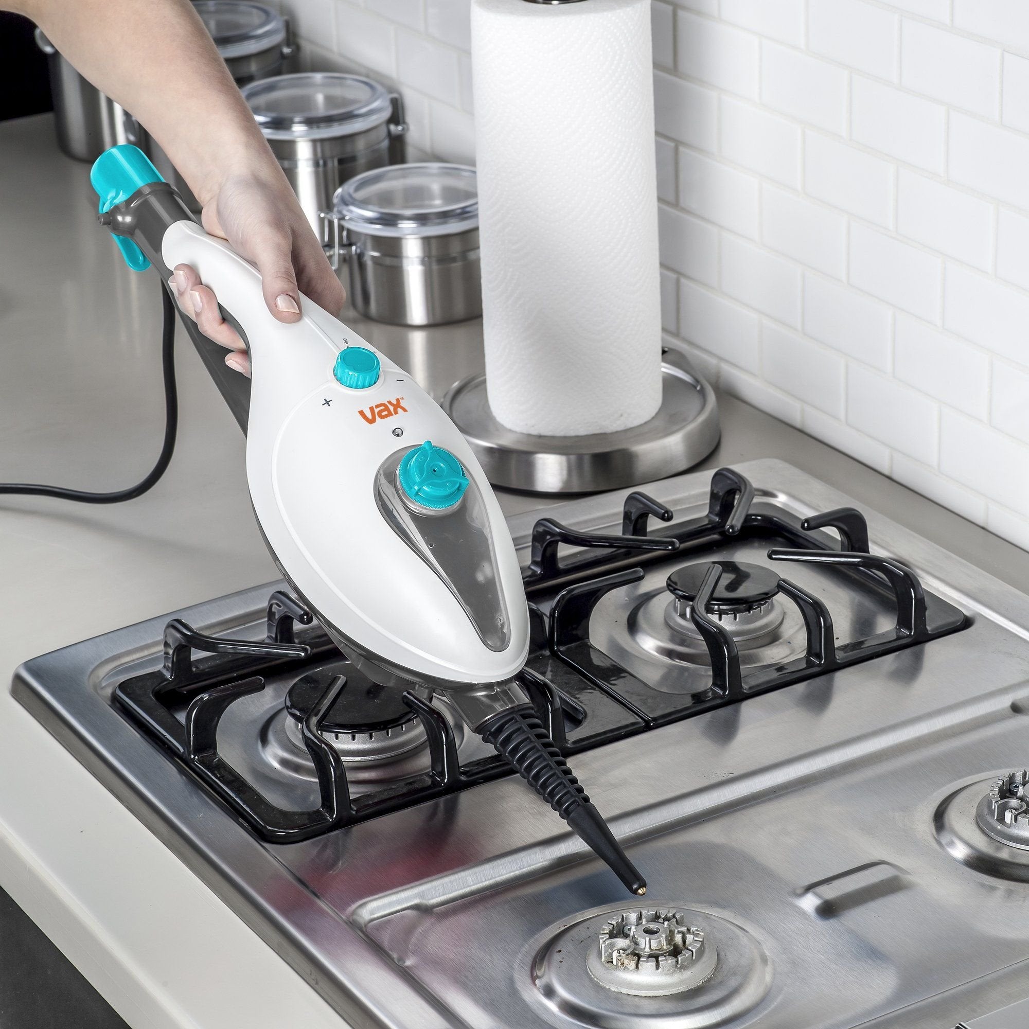 Vax S85-CM Multifunction Steam Mop and Handheld Cleaner | White & Blue