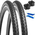 YunSCM 26x1.50 Bike Tyres and Tubes Set | 60TPI Puncture Resistant 2-Pack