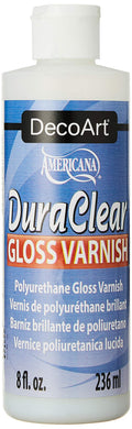DecoArt DuraClear Gloss Varnish – 236ml Polyurethane Craft Sealer