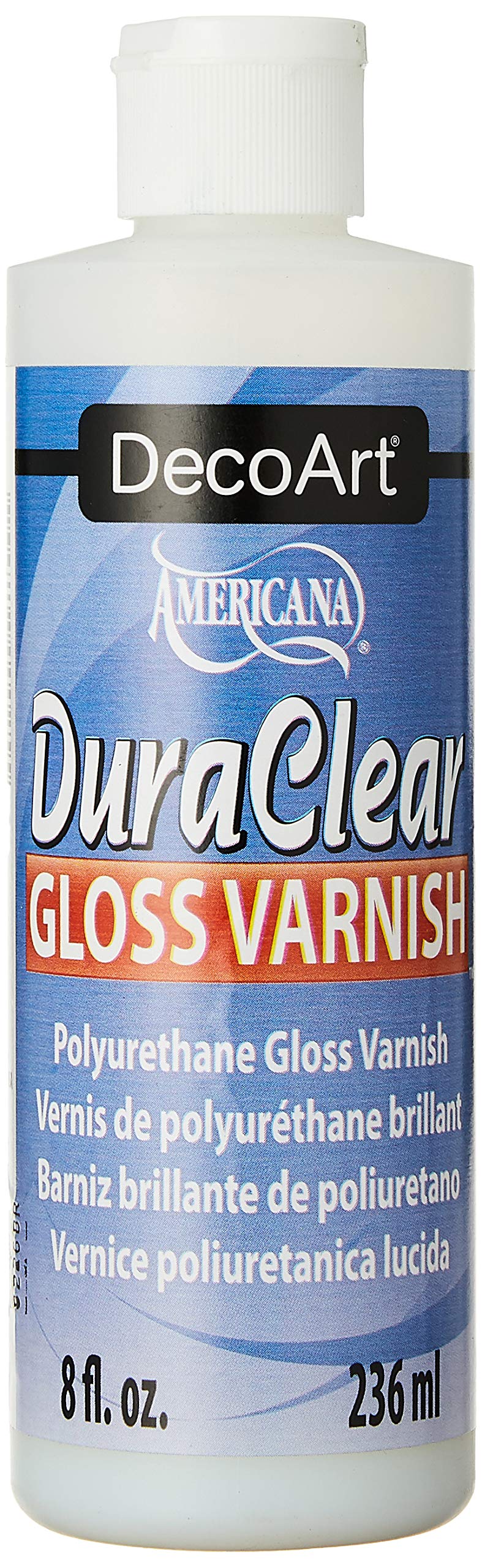 DecoArt DuraClear Gloss Varnish – 236ml Polyurethane Craft Sealer