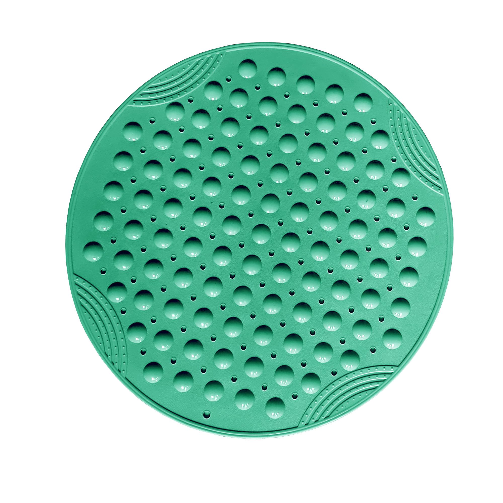 VSUSN Round Anti-Slip Shower Mat | Non-Slip Bathtub Mat - Marrs Green