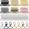 Anezus Swivel Clasp Hooks | 80Pcs Metal Lanyard Clips for DIY Crafts