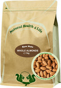 Natural Health 4 Life Raw Whole Californian Almonds – 1kg Pouch