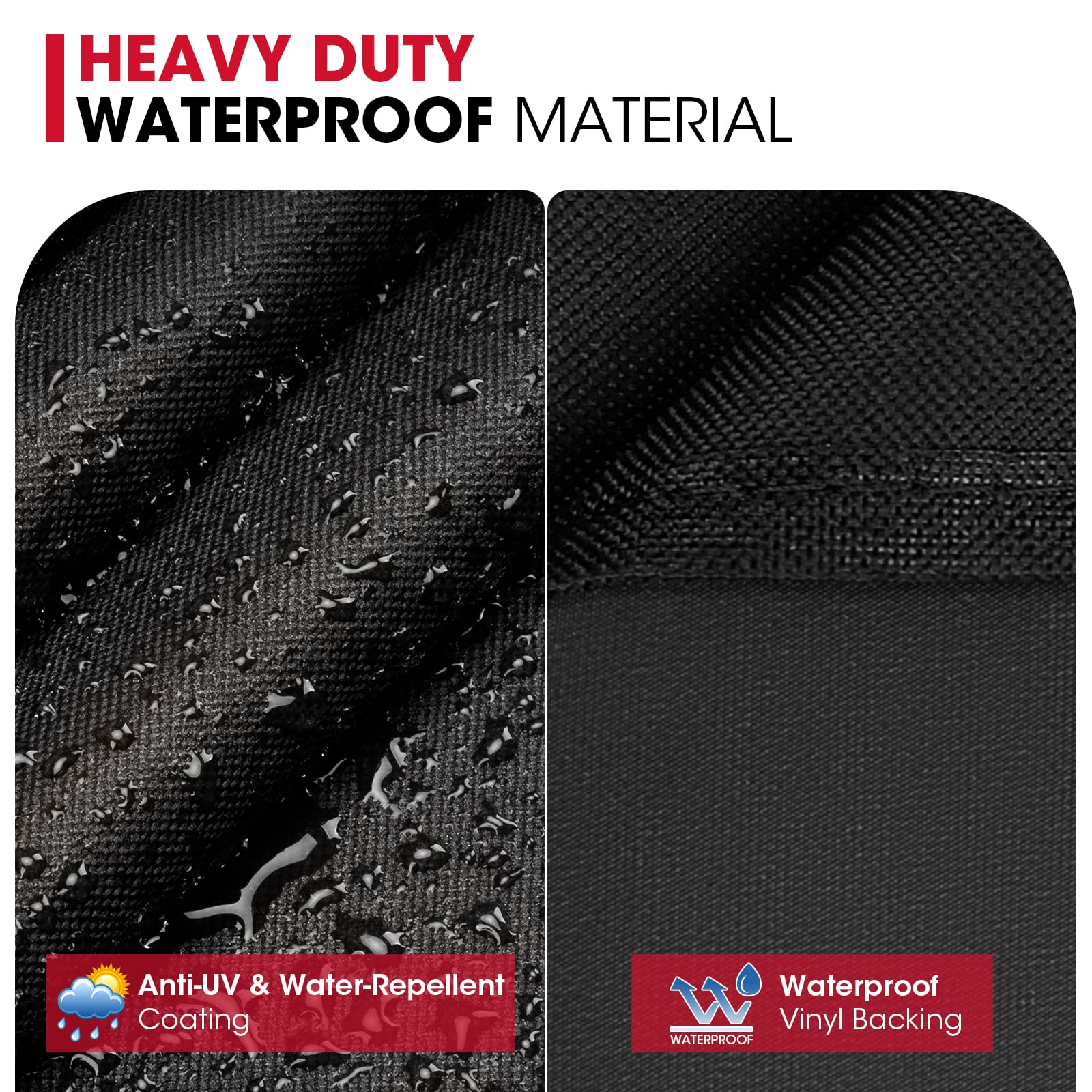 Unicook 70 Inch BBQ Cover – Heavy Duty Waterproof UV Resistant Grill Cover