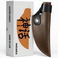 Matsato Premium Leather Sheath | Japanese Chef Knife Holder – Brown