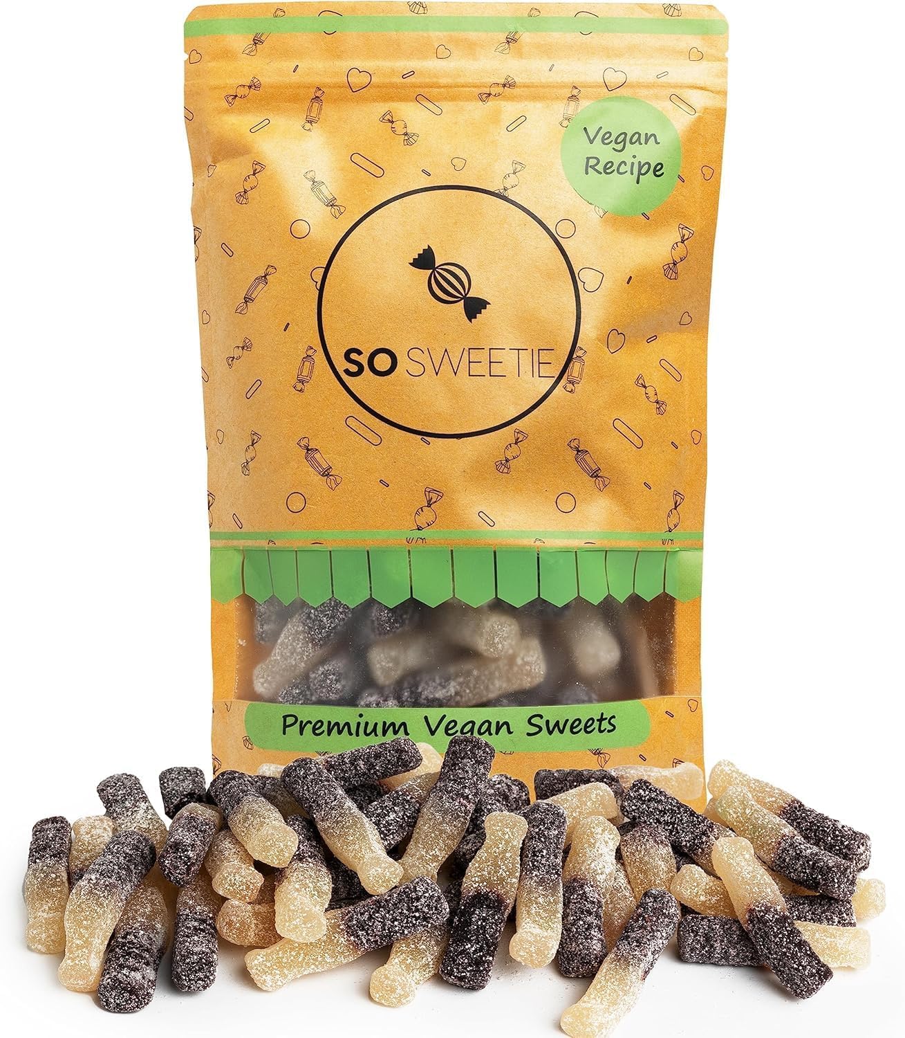 SoSweetie Vegan Fizzy Cola Bottles – Pick and Mix Sweets Pouch