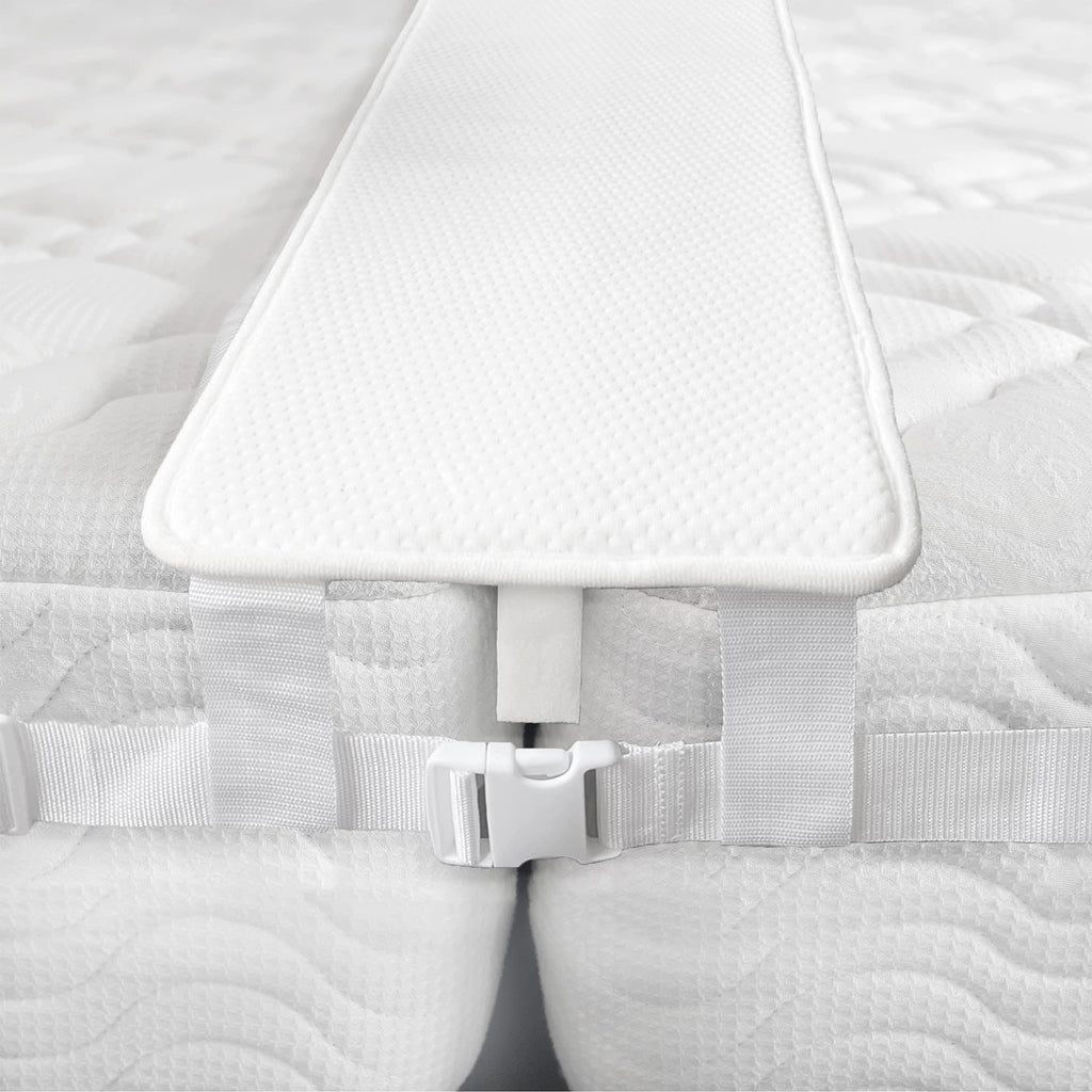FeelAtHome 12 Inch Bed Bridge Twin to King Converter Kit with Strap