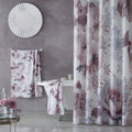 Catherine Lansfield Dramatic Floral Shower Curtain Blush Pink - image 1