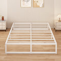Yicensen Metal Platform Double Bed Frame | 140x190cm Steel Slat Support