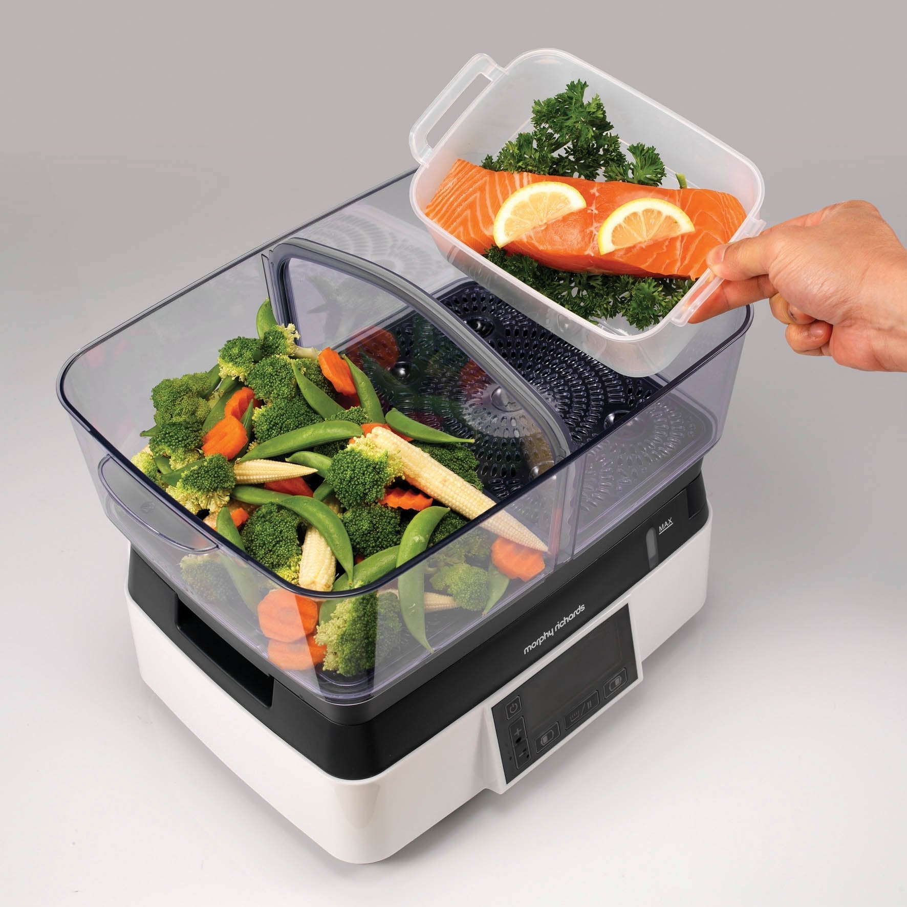 Morphy Richards Intellisteam Compact Food Steamer | 6L Digital Steamer