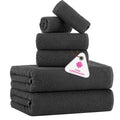 Casa Copenhagen 6-Piece Cotton Towel Set | 550 GSM Pine Grey