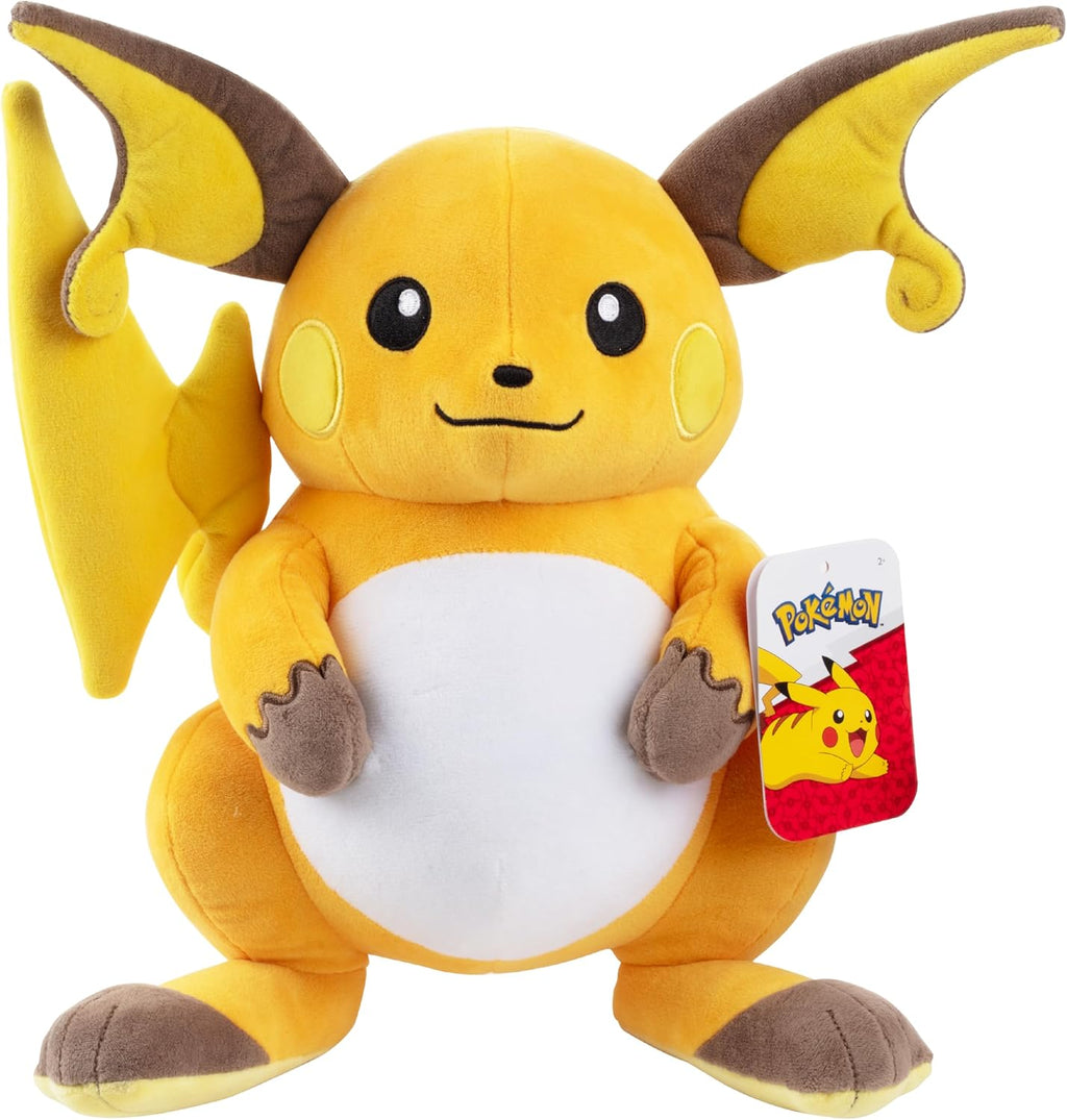 Pokémon Raichu Official 30cm Plush – Soft Stuffed Collectible Toy by Snaps