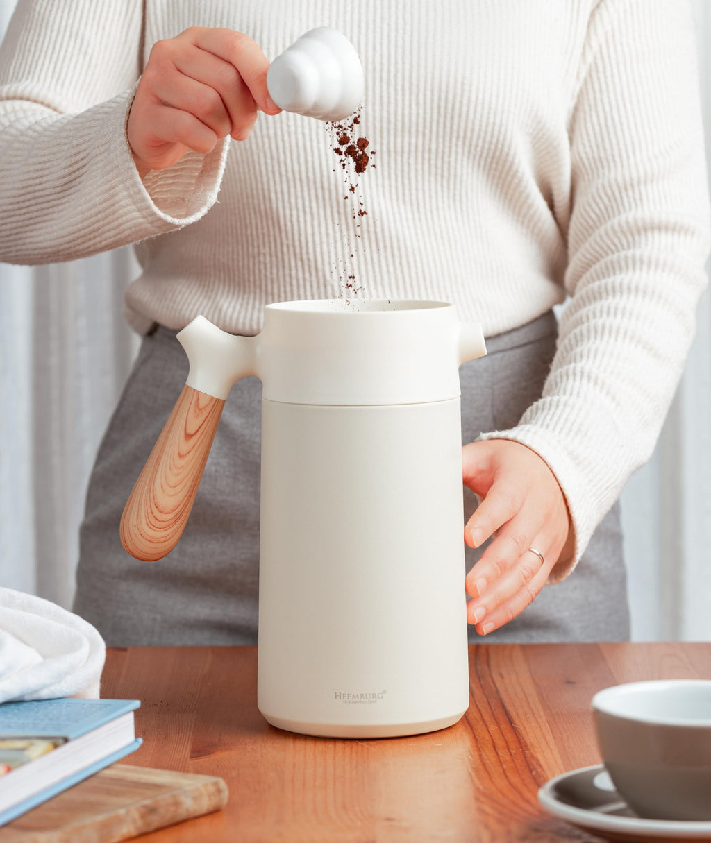 Heemburg French Press – Double Wall Insulated Stainless Steel Coffee Maker
