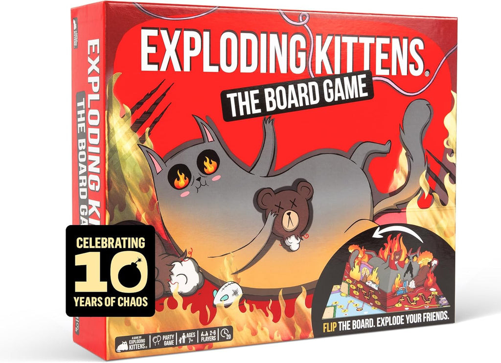 Exploding Kittens Strategy Board Game – Family Party Game for 2-6 Players