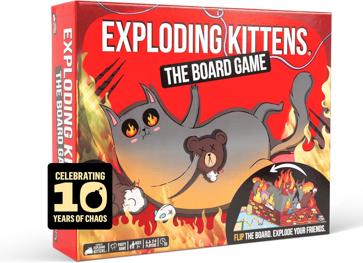 Exploding Kittens Strategy Board Game – Family Party Game for 2-6 Players