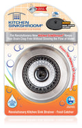 SinkShroom Stainless Steel Clog-Free Sink Strainer Basket with Stopper