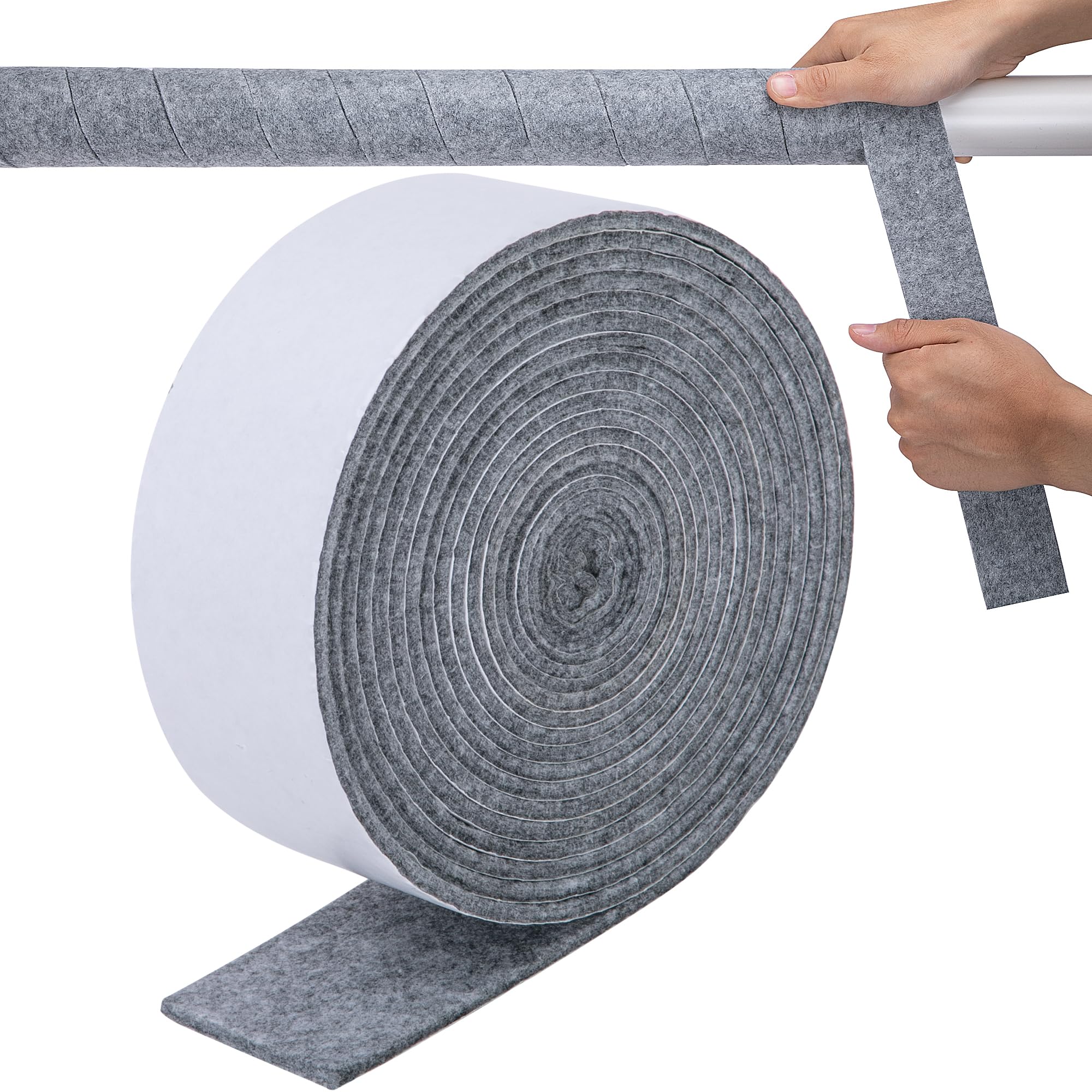 Pipe Wrap Insulation Tape – 16.4ft Felt Adhesive Lagging