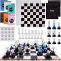LET'S RESIN 3D Chess Molds Set - Full Size Silicone Board & Piece Molds