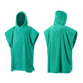 Urban Beach Kids Cotton Towel Poncho – Eco-Friendly Surf Robe, Green