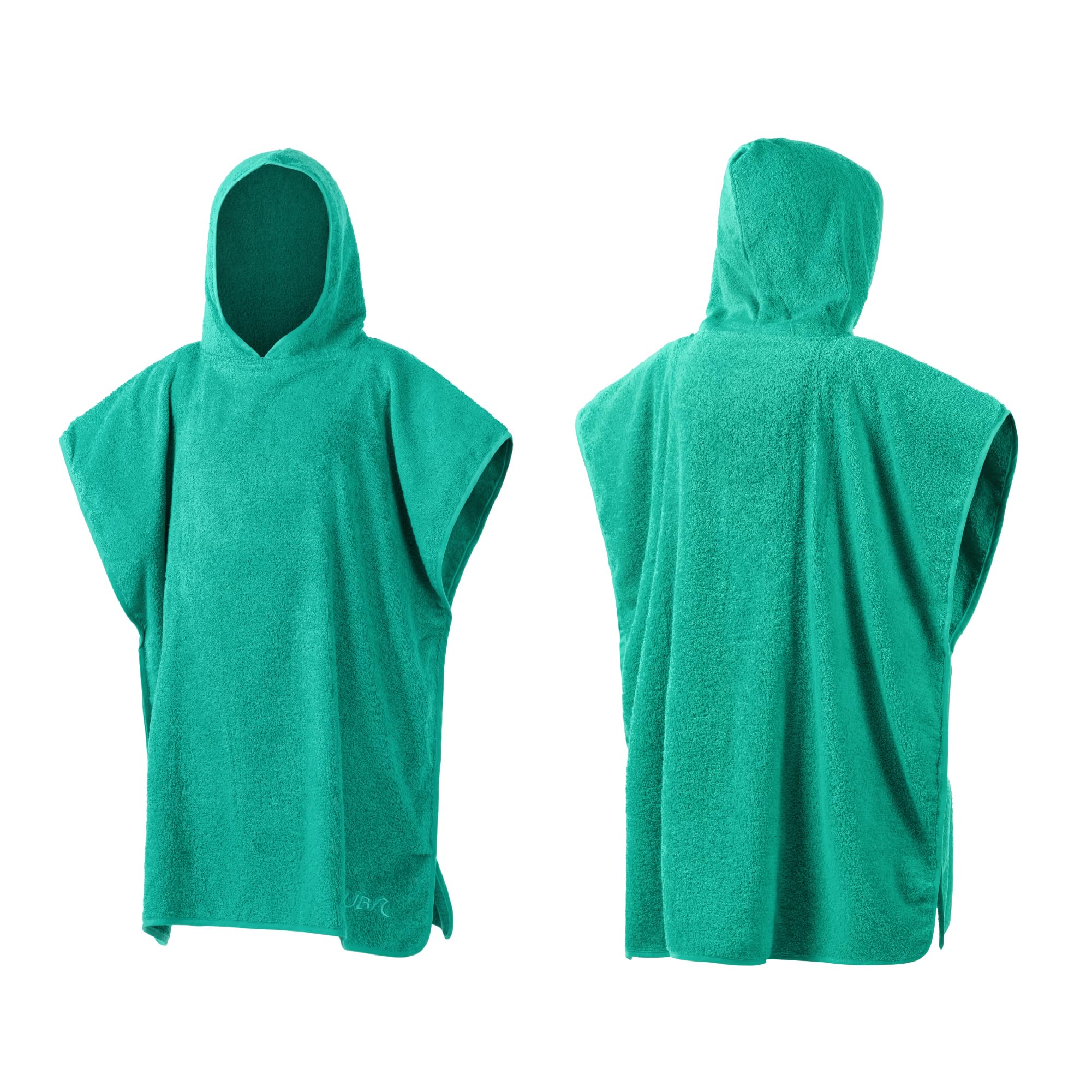 Urban Beach Kids Cotton Towel Poncho – Eco-Friendly Surf Robe, Green