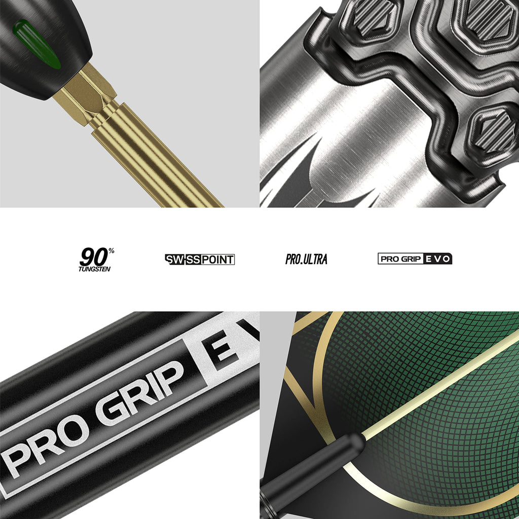 Target Darts Cult 03 90% Tungsten Swiss Point Steel Tip Darts - 24g