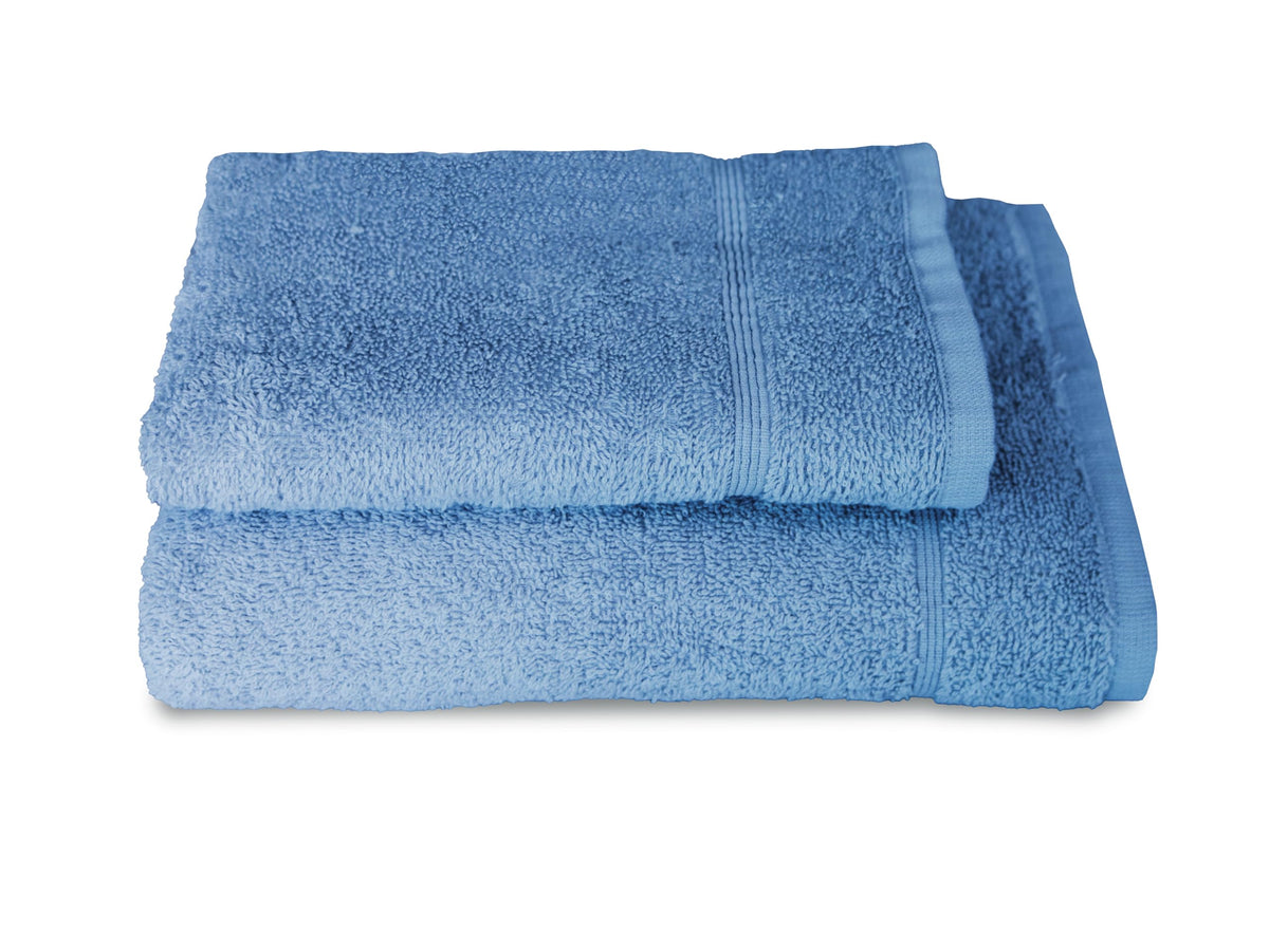 zer0bed, Lilac Bath Towels, Set of 2 Bath Towels, Face Towel, Bidet Towel, Plain Colour, Avio, 100% Cotton, Set of 2 - image 2