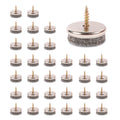 SIMALA Screw-In Felt Furniture Pads – 24mm Floor Protectors (32 Pack)