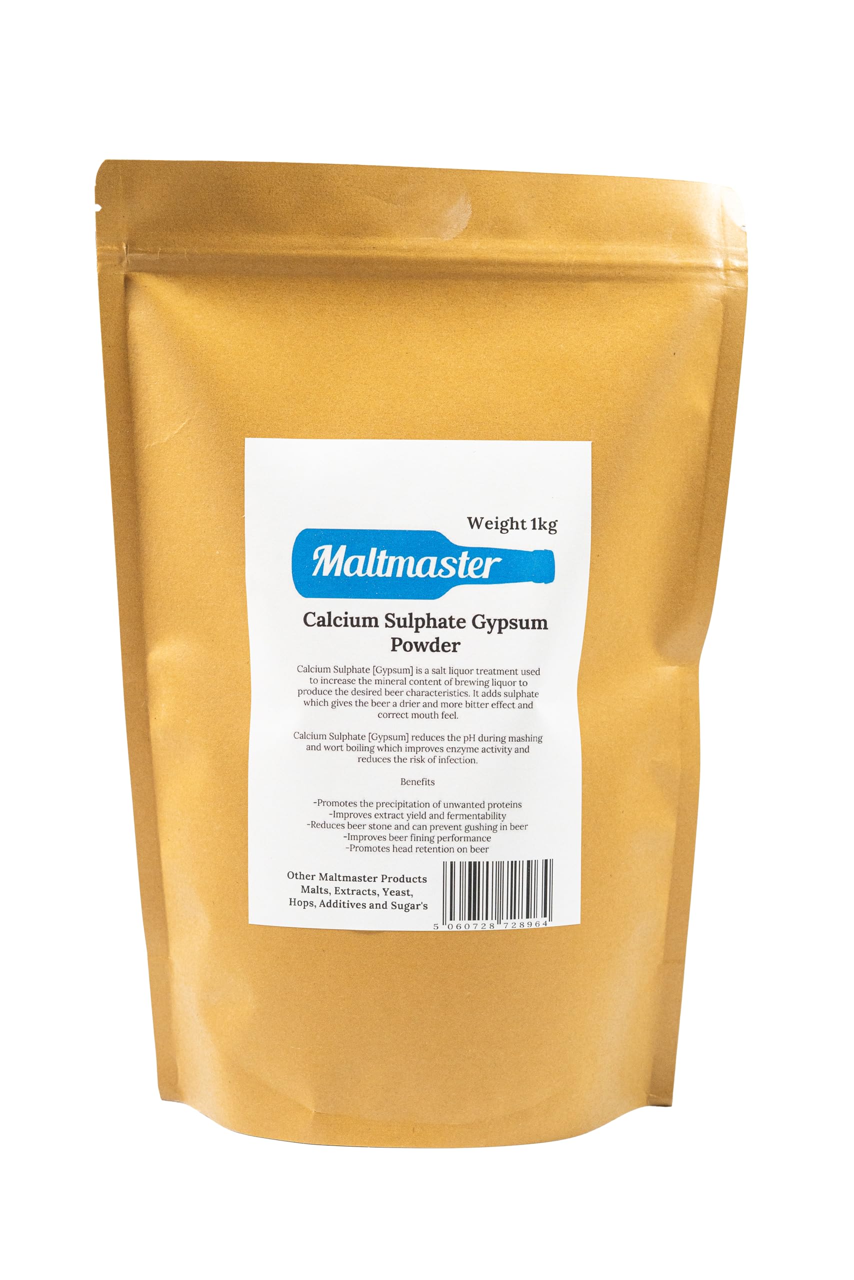 Jolof Store Calcium Sulphate Gypsum Powder for Homebrew - 1kg