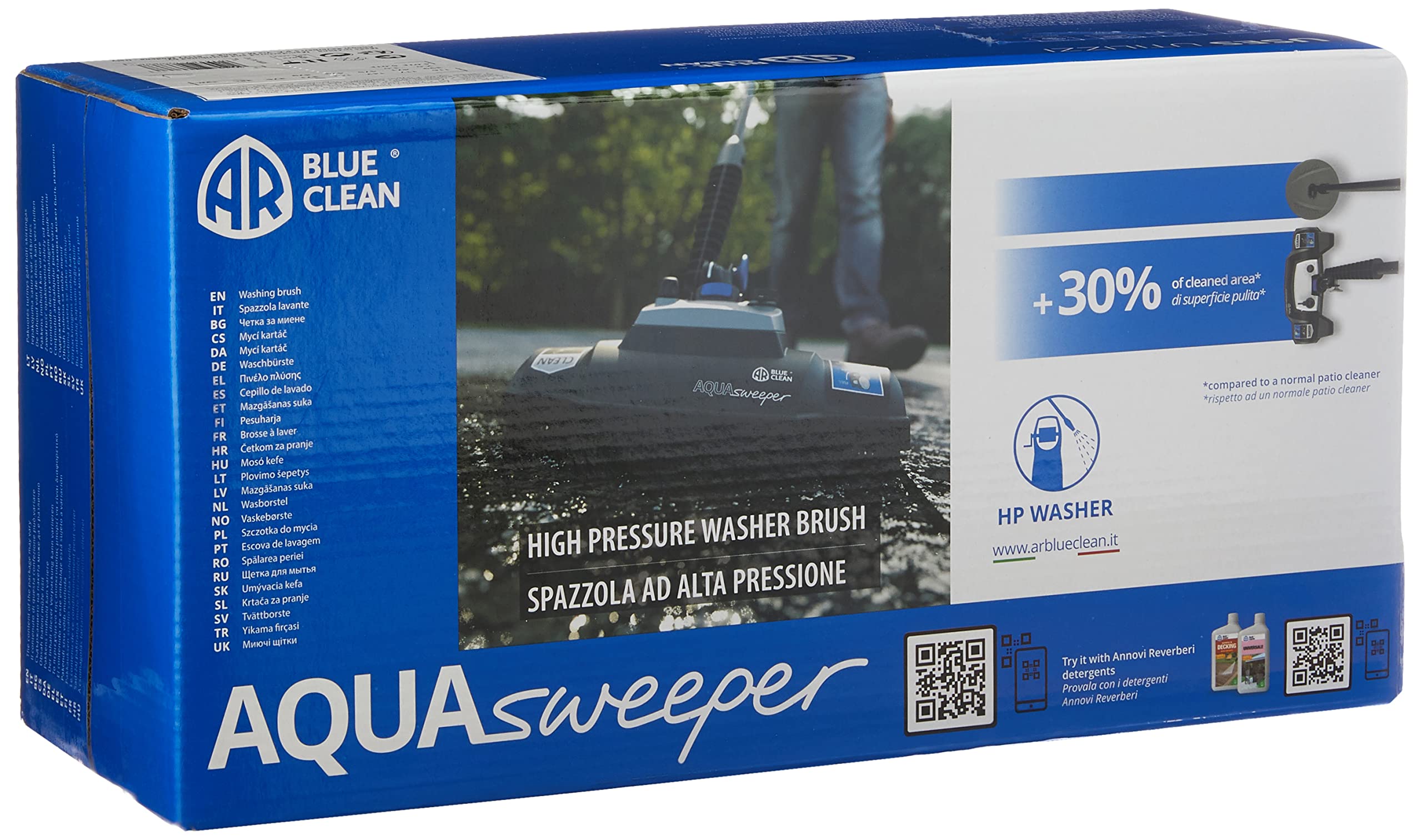 AR Blue Clean Aqua Sweeper – Pressure Washer Surface Cleaner Brush