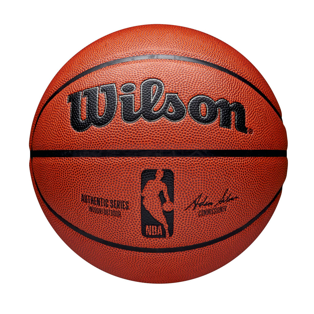 Wilson NBA Authentic Series Basketball | Size 7 Composite Leather Brown