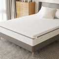 WOWTTRELAX Memory Foam Mattress Topper | 3 Inch Dual-Layer Small Double