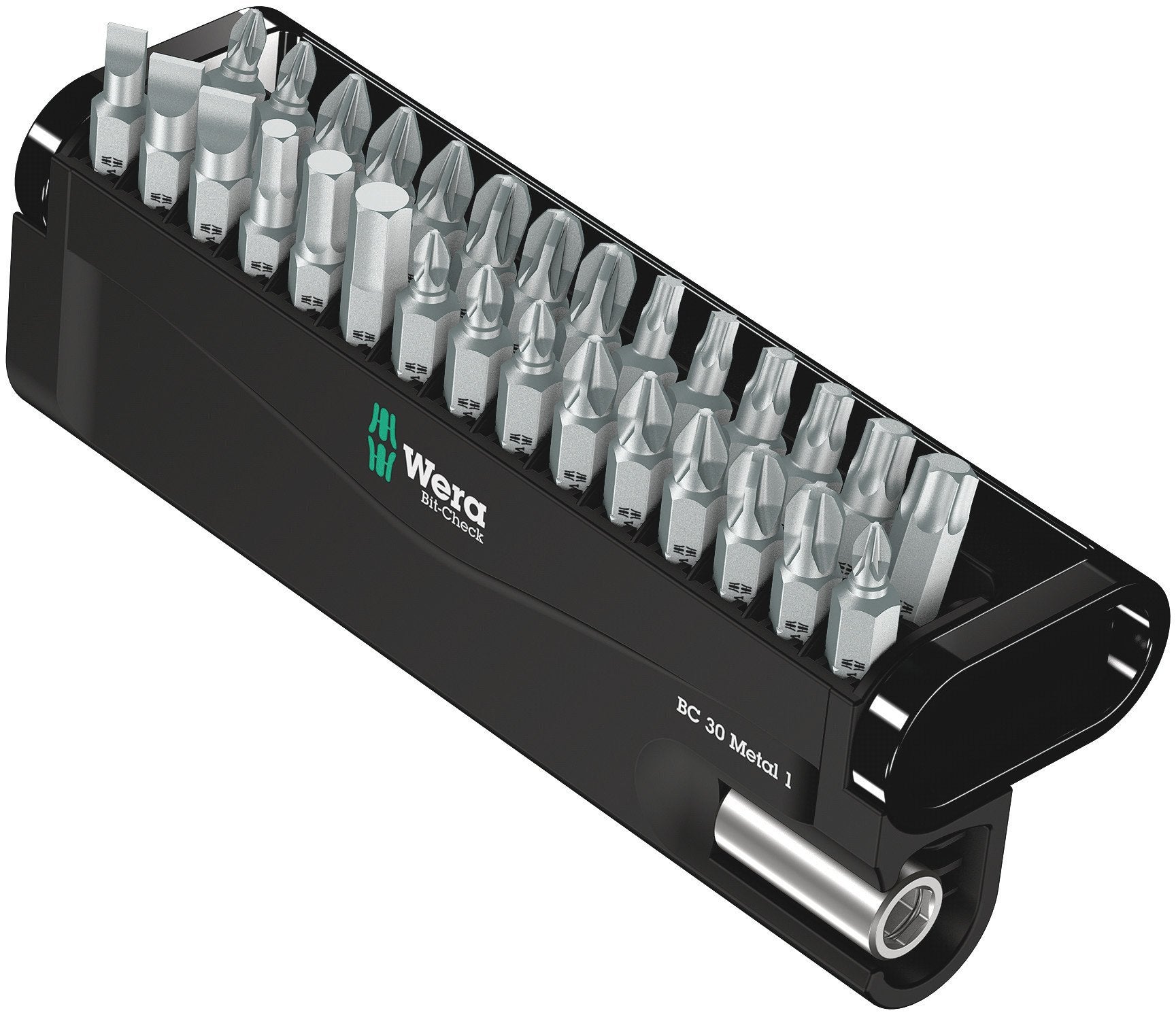 Wera Bit-Check 30 Metal 1 – 30-Piece Drill Bit Set for Metalworking