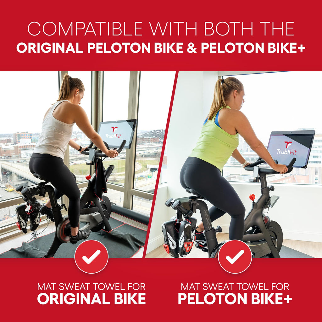 TrubliFit Microfiber Sweat Towel for Peloton Bike & Bike+ | 79x38in