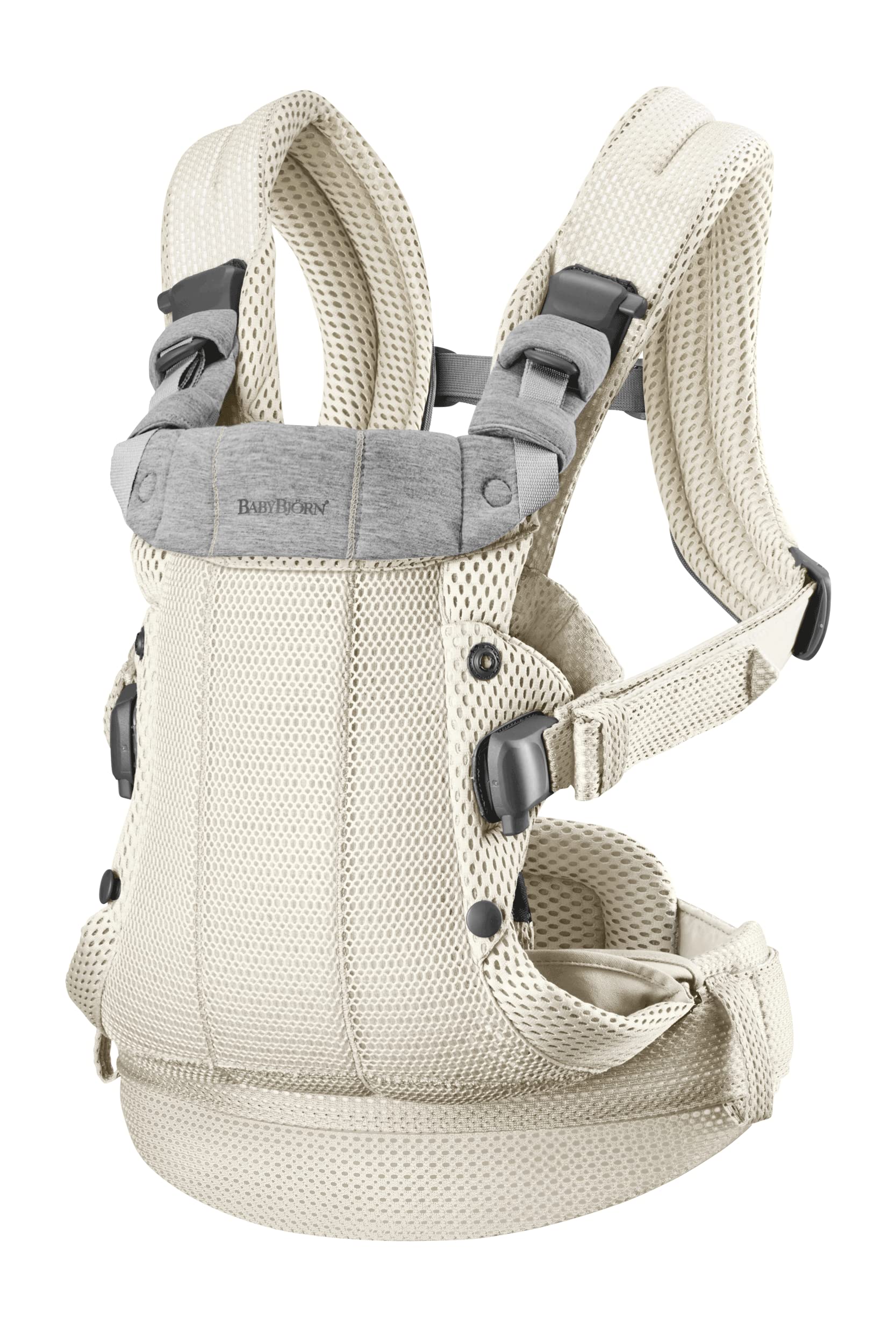 BabyBjörn Baby Carrier Harmony – Ergonomic 3D Mesh Infant Gear, Cream