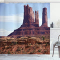 ABAKUHAUS Grand Canyon Landscape Shower Curtain | Waterproof Fabric