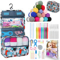 Aeelike Crochet Kit for Beginners: 21 Ergonomic Hooks, Yarn & Storage Bag