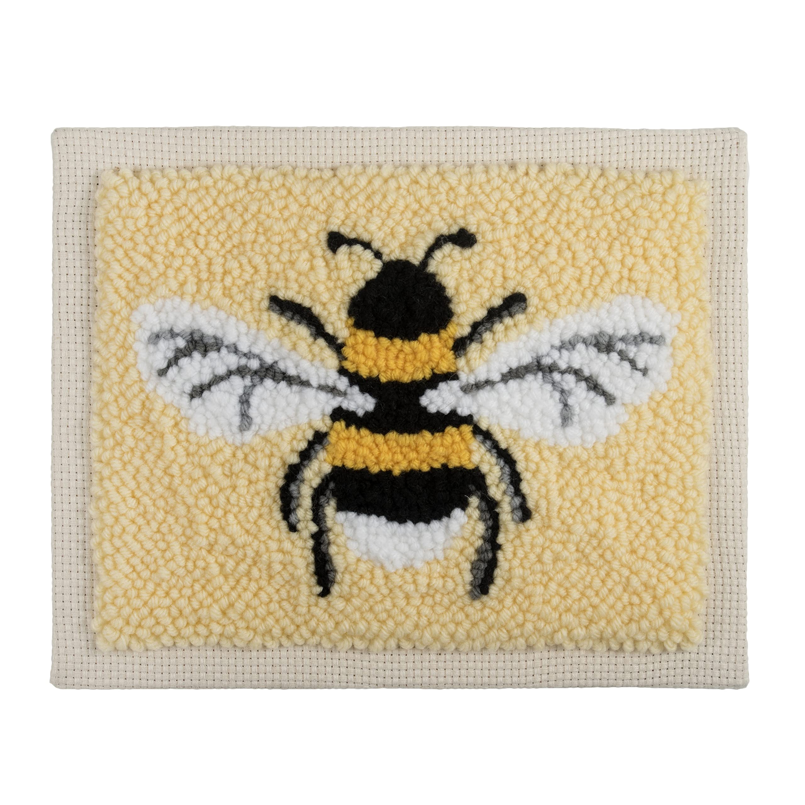 Trimits Bee Punch Needle Frame Kit for Beginners - 8 x 10in Canvas