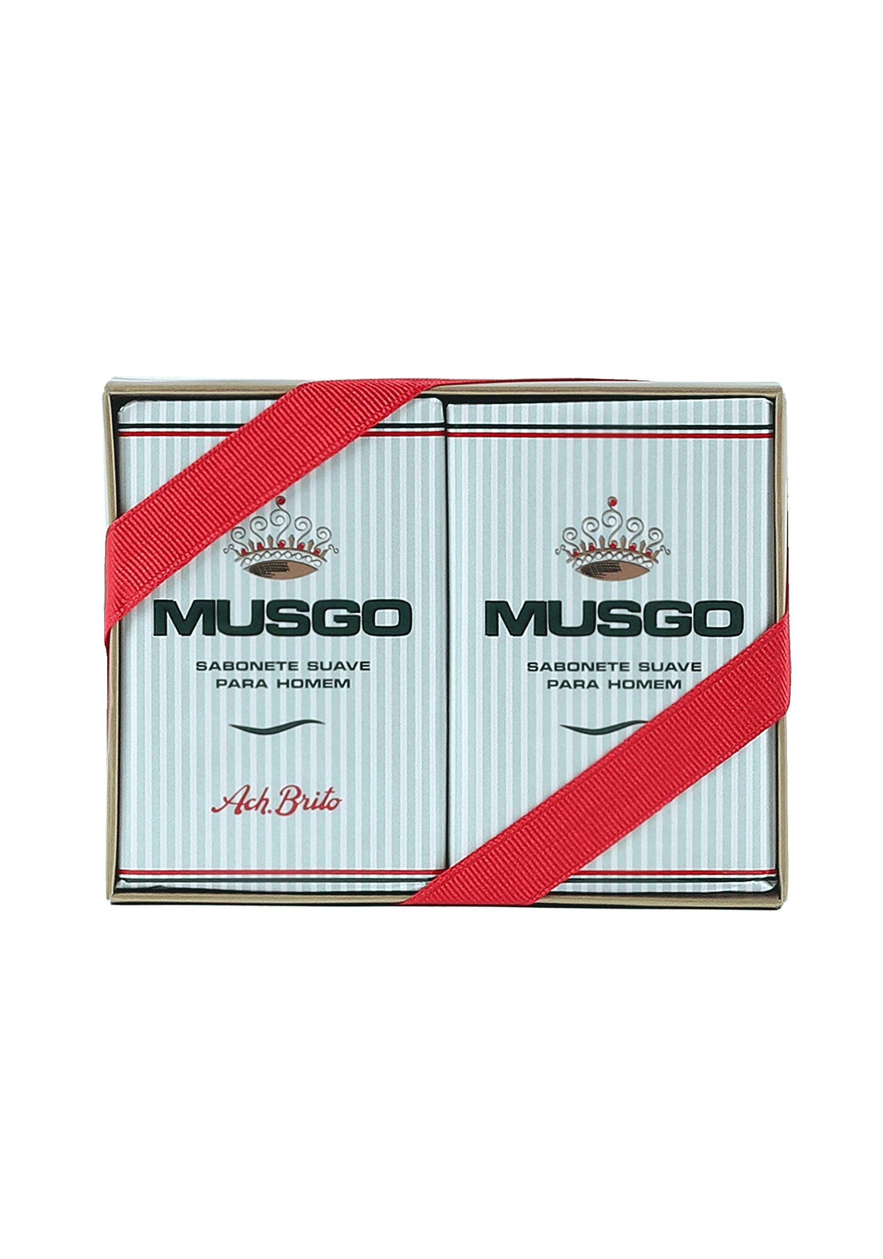 Ach Brito Musgo Real Vintage Luxury Bar Soap for Men - 160g (2 Pack)