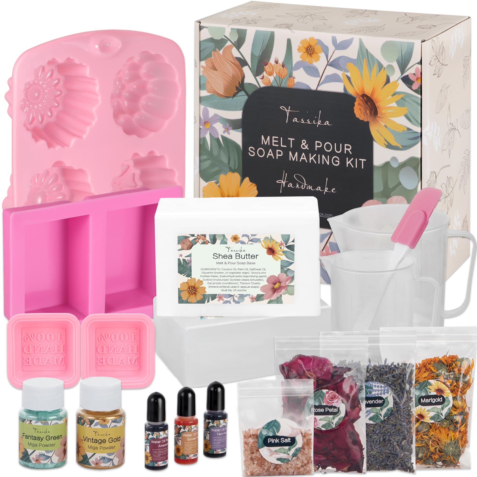 Jolof Store DIY Soap Making Kit - Organic Melt and Pour Kit for Adults