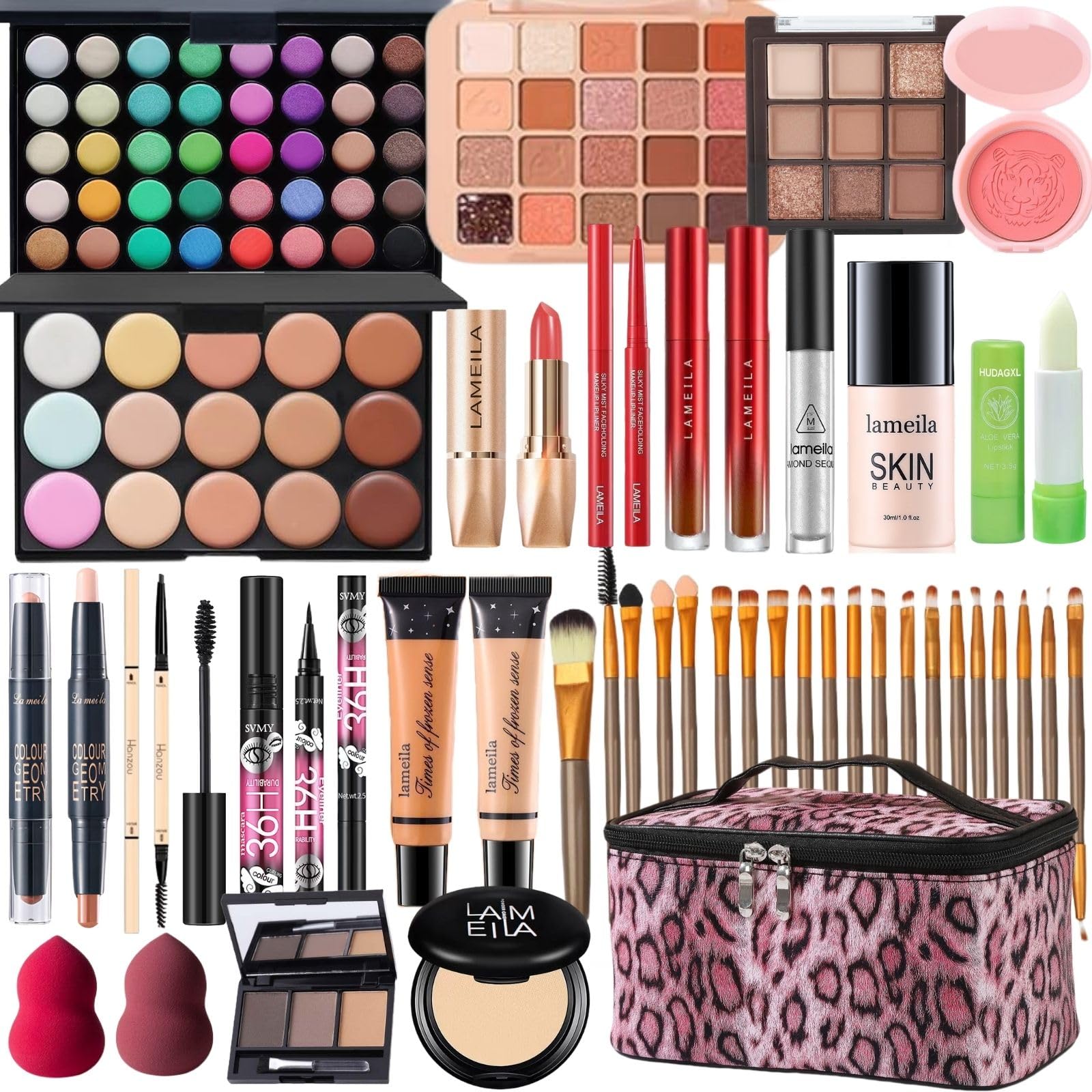 Jolof Store 44PCS All-in-One Makeup Kit | Waterproof Professional Cosmetic Set