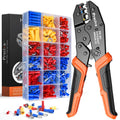 Preciva Insulated Crimping Tool Kit with 370pcs Terminals (AWG 20-10)