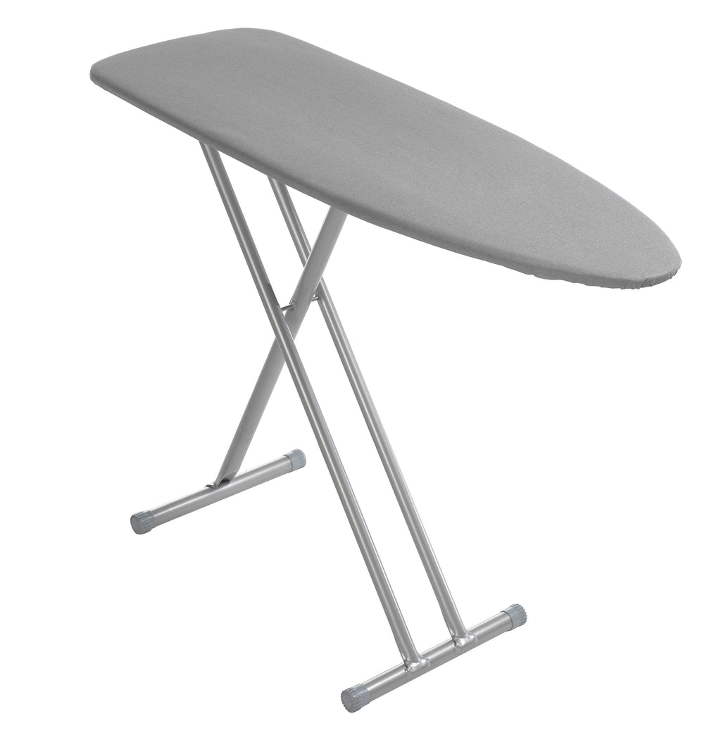 Mabel Home Ergo T-Leg Ironing Board - 45x15 Inch with Extra Cover, Grey