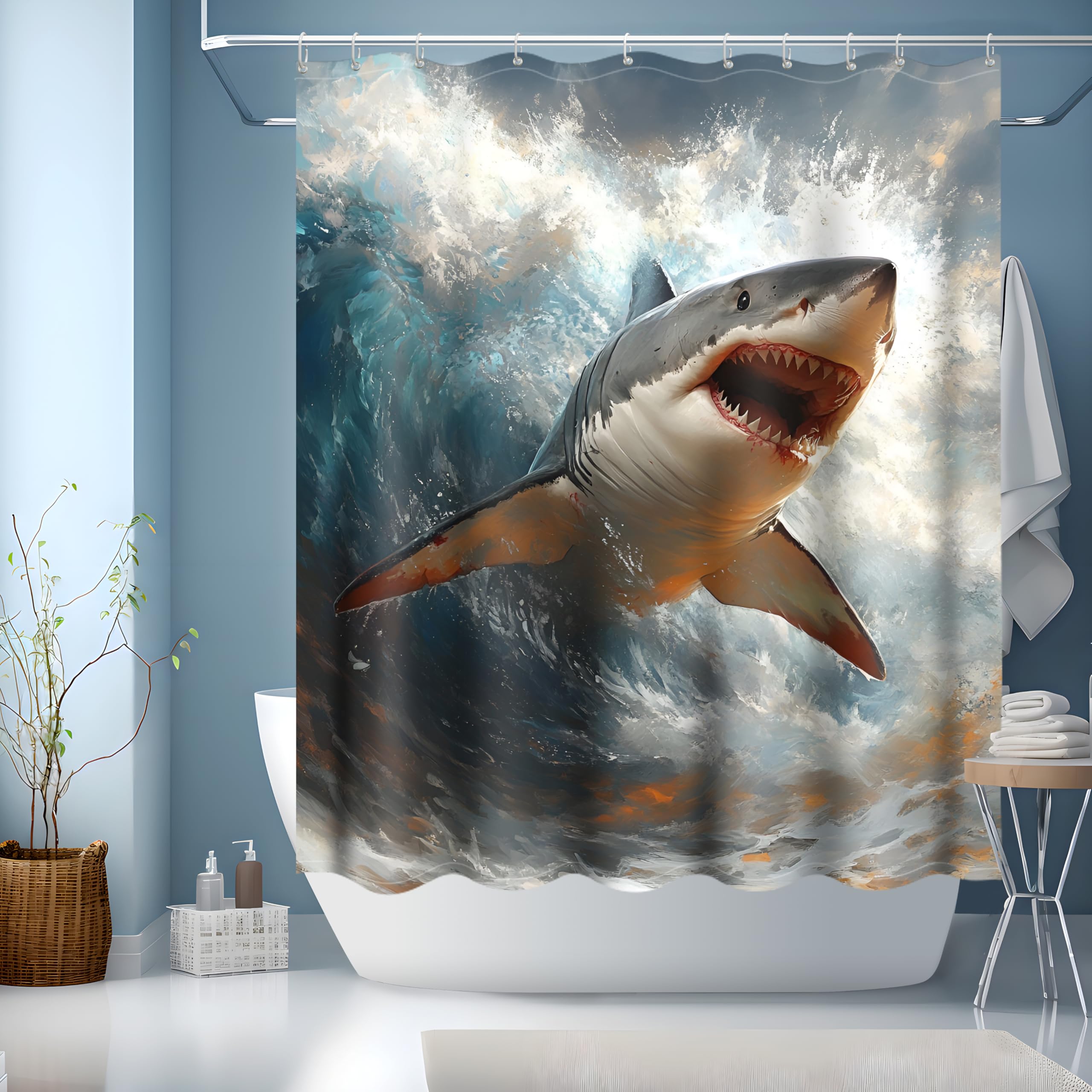 Funny Shower Curtain | Waterproof Mildew Proof Polyester