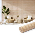 Art3d Natural Carbonized Bamboo Wall Panel - Pole Wrap Wainscoting, 12x96