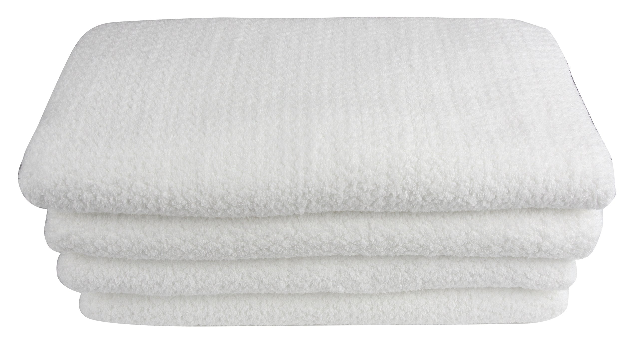 Everplush Quick-Dry Bath Sheet Set | White Cotton Blend | 2-Pack