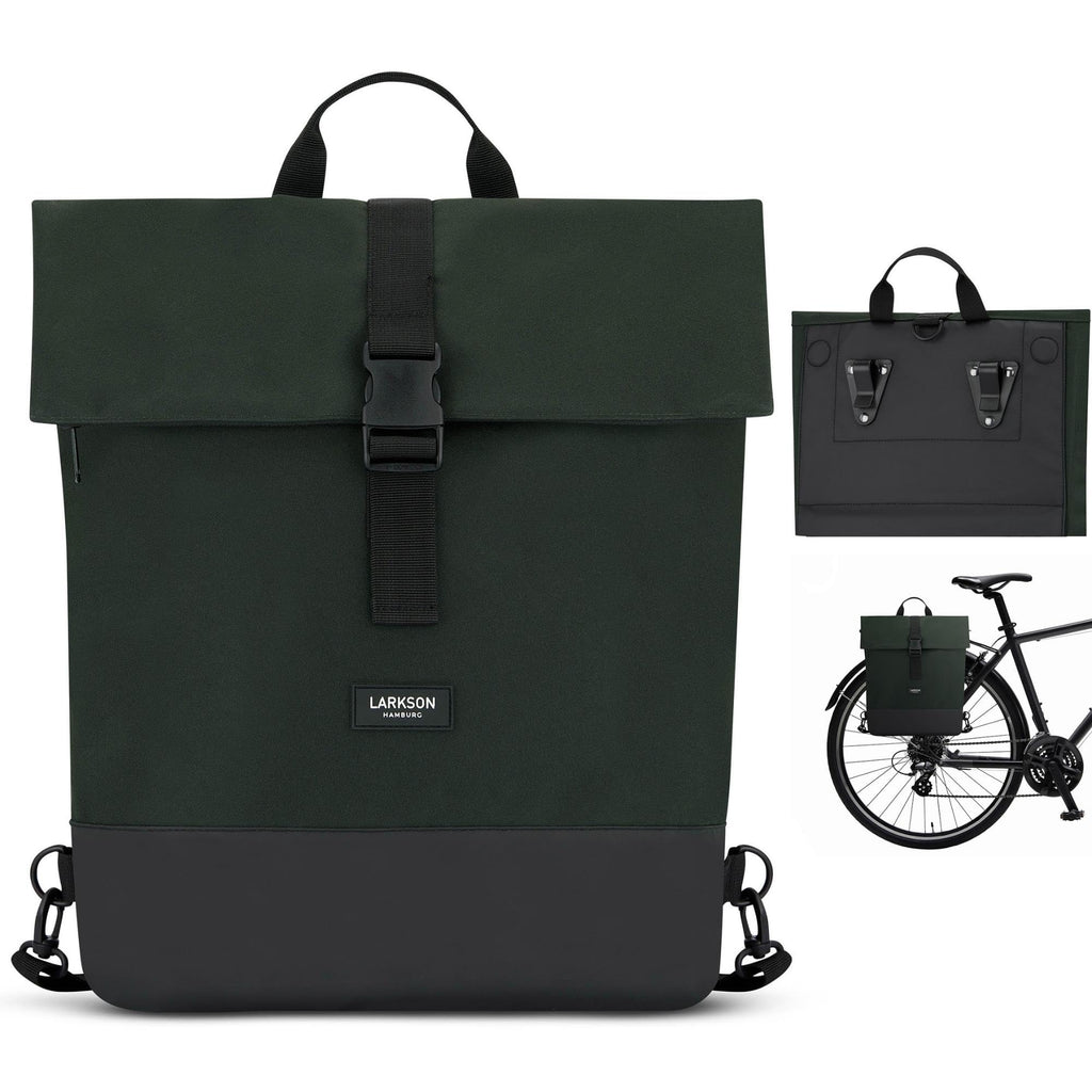 LARKSON Tammo 2-in-1 Bike Pannier Backpack | Recycled & Water-Repellent