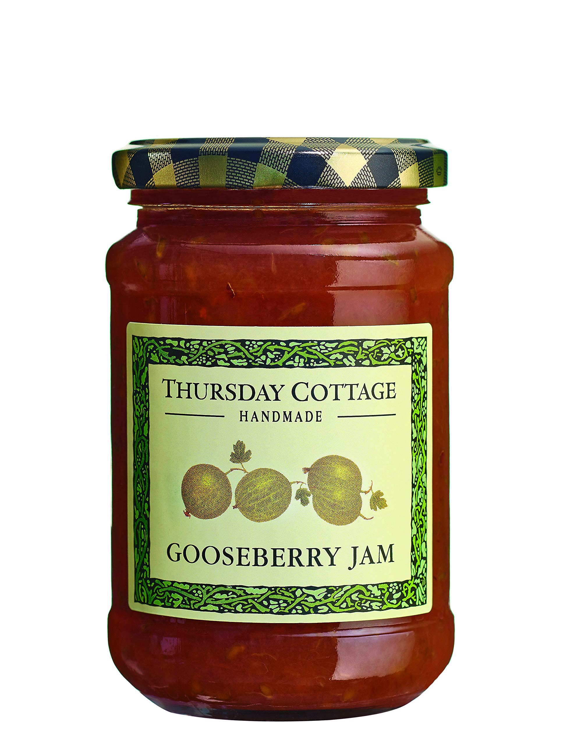 Thursday Cottage Gooseberry Jam - English Fruit Spread, 340g (Pack of 3)