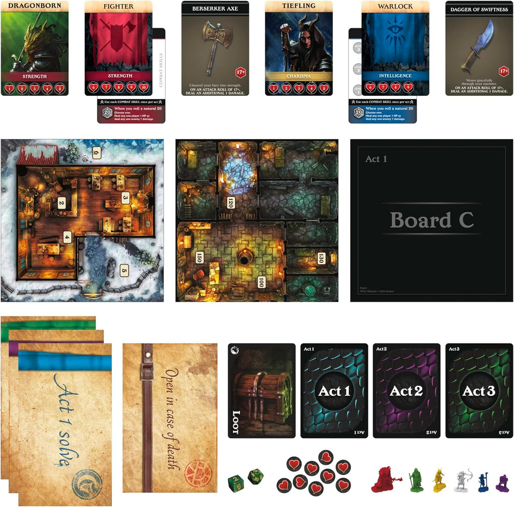 Dungeons & Dragons: Bedlam in Neverwinter Escape Room Board Game